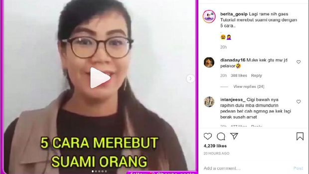 Waduh Para Pelakor Makin Unjuk Diri Di Tiktok Bahkan Berani Nasihati Istri Sah