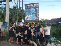 Baliho Bertuliskan Bebaskan Jerinx Mulai Bertebaran di Bali
