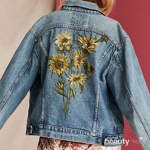 mix and match dnim jacket dan piyama