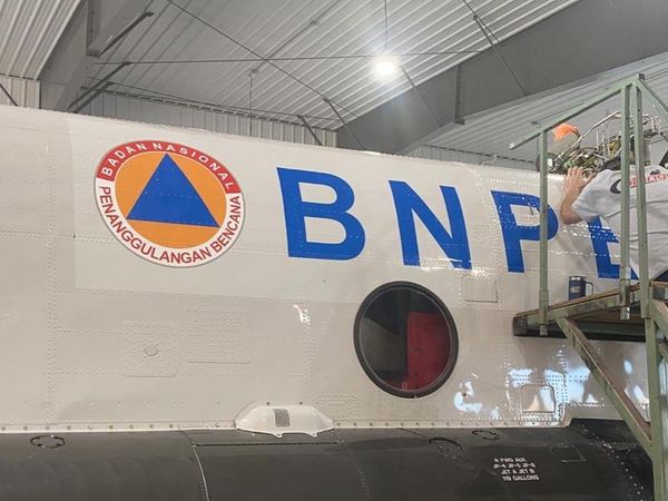 Penampakan Helikopter Chinook BNPB yang Siap Dikirim ke Indonesia