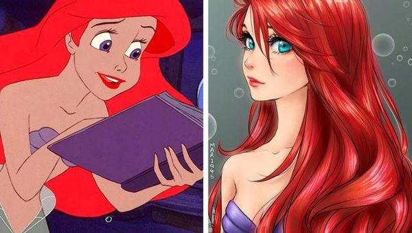 Kala Karakter Cantik Disney Disulap Versi Anime
