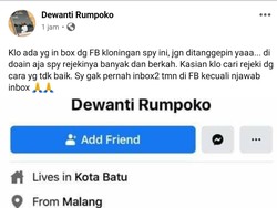 Awas, Akun FB Walikota Batu Dikloning, Pelaku Minta Dana Bansos