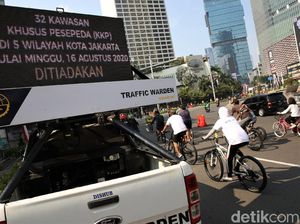 Selain CFD, 32 Kawasan Khusus Pesepeda di DKI Ditiadakan Hari Ini