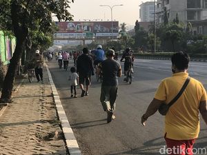 CFD Bekasi Akhir Pekan Ini, Satpol PP Imbau Warga Tetap Pakai Masker CFD Bekasi Akhir Pekan Ini, Satpol PP Imbau Warga Tetap Pakai Masker