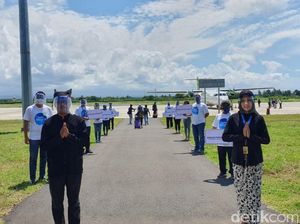 Peringatan HUT Ke-75 RI, Bandara Banyuwangi Gelar Safe Travel Campaign