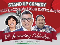 Para Stand Up Comedian Ramaikan HUT ke-12 Eka Hospital