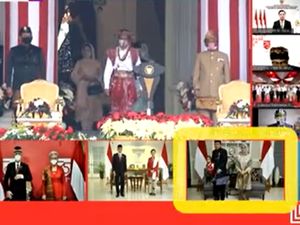 Momen Cucu JK Curi Perhatian di Upacara HUT RI ke-75