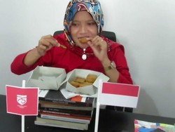 Serunya Lomba Makan Tahu Sumedang Secara Virtual Saat HUT ke-75 RI