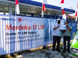 HUT RI ke-75, PGN Beri Gas Gratis 17 LSP di 6 SPBG Ini