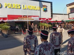 Mantan Napi Teroris Jadi Petugas Upacara HUT RI di Polres Lamongan