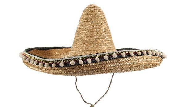 Sombrero Hat isolated on white