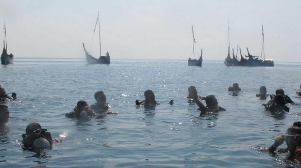 Upacara di bawah laut (dok. Istimewa)