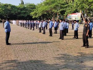 Video Upacara Penurunan Bendera Pemkot Bekasi