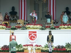 5 Momen saat Upacara HUT RI Digelar di Tengah Pandemi