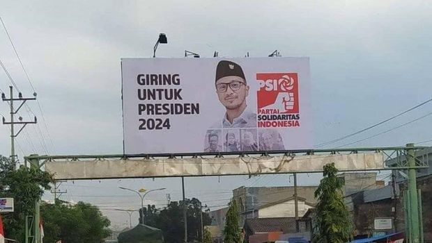 Baliho Giring calon Presiden 2024