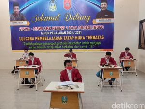 SMA Disebut Masa Paling Indah, Siswa Probolinggo Senang Sekolah Tatap Muka