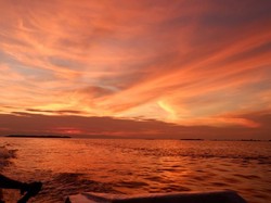 Sunset Cantik di Pulau Pramuka