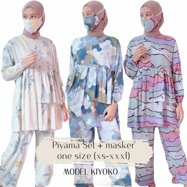 Sally Piyama/instagram.com/sally_scarf/ Syar'i Piyama by Sally