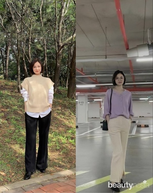 Ootd ala Chae Song Hwa di drama Hospital Playlist