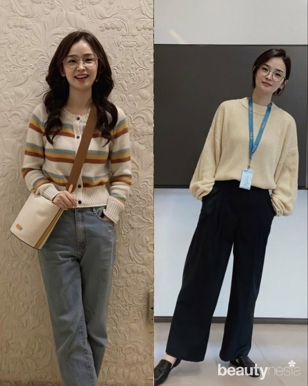 Outfit santai ala chae song hwa