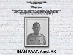 Kepala Labkesda Bojonegoro Meninggal Karena COVID-19
