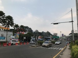 Jelang Long Weekend, Lalin Simpang Gadog Puncak Masih Normal