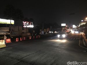Arus Lalu Lintas Menuju Puncak Bogor Lengang