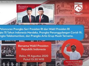 Prangko Seri Jokowi-Maruf Amin hingga COVID-19 Resmi Diterbitkan