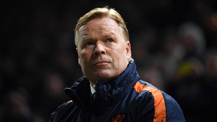 AMSTERDAM, NETHERLANDS - MARCH 23:  Ronald Koeman manager of the Netherlands looks on  prior to the international friendly match between Netherlands and England at Johan Cruyff Arena on March 23, 2018 in Amsterdam, Netherlands.  (Photo by Shaun Botterill/Getty Images)