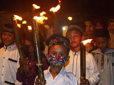 Semarak Tahun Baru Islam lewat Pawai Obor