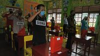 Begini Simulasi Kegiatan Belajar Tatap Muka di Beberapa Daerah