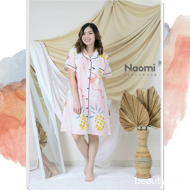 soft dress piyama/instagram.com/naomi_sleepwear/ soft dress piyama