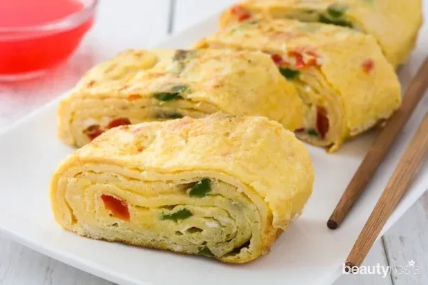 Tamagoyaki/Foto: smartsexypaleo.com Tamagoyaki merupakan olahan telur dari Jepang.