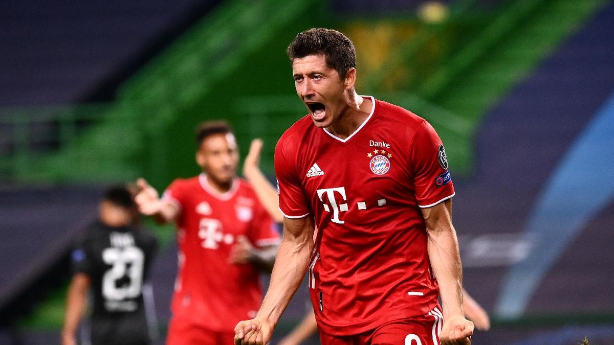 Striker Bayern Munich, Robert Lewandowski. (Foto: Franck Fife/Pool via Getty Images)