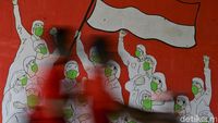 Mural Lawan COVID-19 Mejeng di Jakarta Timur