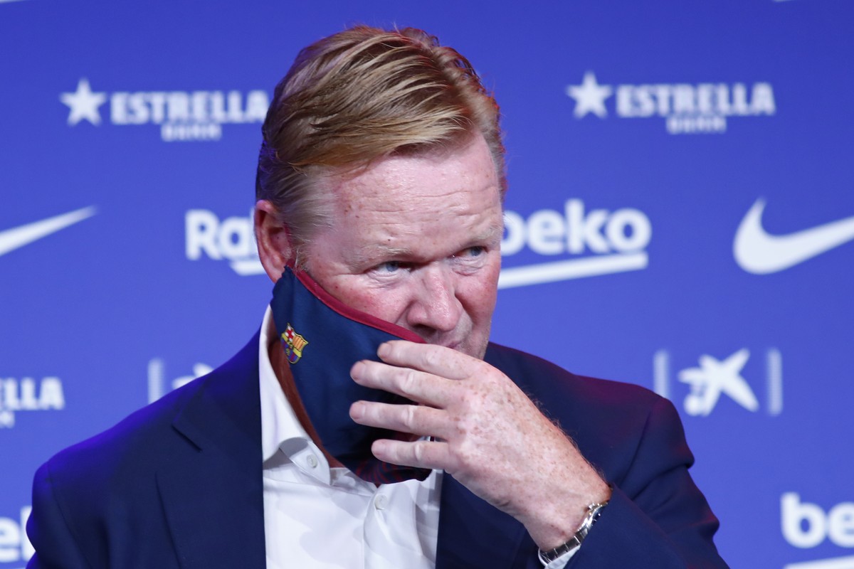 Ronald Koeman Langsung Siksa Pemain Barcelona (AP/Joan Monfort )