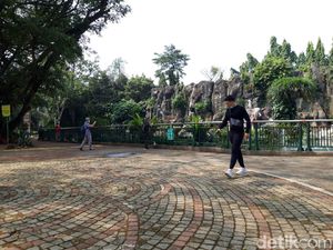 Suasana Ragunan Sepi Pengunjung di Hari Libur Tahun Baru Islam