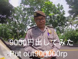 Tidak Nyalakan Lampu Motor, Turis Jepang Disuruh Bayar Sejuta di Bali