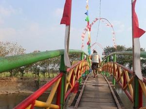 Akhir Pekan di Klaten, Ada Jembatan Pelangi! Akhir Pekan di Klaten, Ada Jembatan Pelangi!