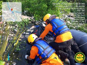 Hanyut di Parit Medan Pekan Lalu, Marolop Ditemukan Tewas di Deli Serdang