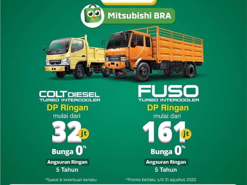 Beli Truk Mitsubishi di Tokopedia, Promo Bunga 0% & DP Rp 32 Jutaan Beli Truk Mitsubishi di Tokopedia, Promo Bunga 0% & DP Rp 32 Jutaan