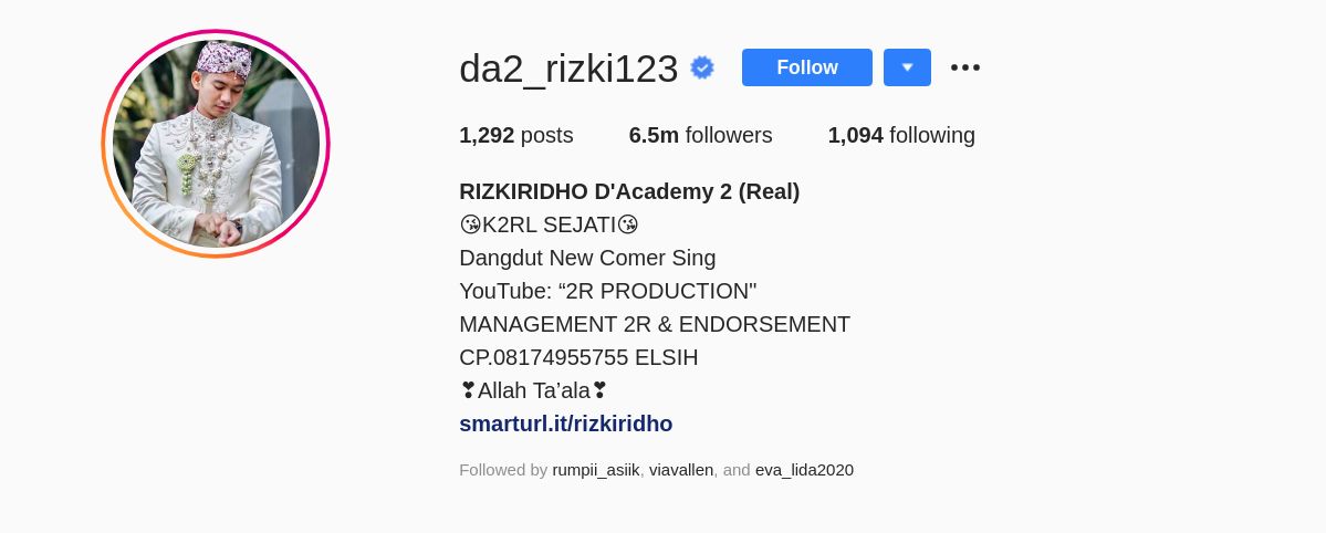 Rizki DA ganti foto profil tak bareng istri lagi