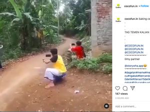 Lucu, MotoGP Masuk Kampung Saking Kencangnya Sampai Gak Keliatan