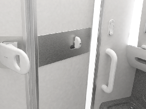 Maskapai Jepang Uji Coba Gerendel Sikut Pintu Toilet untuk Hindari Kuman