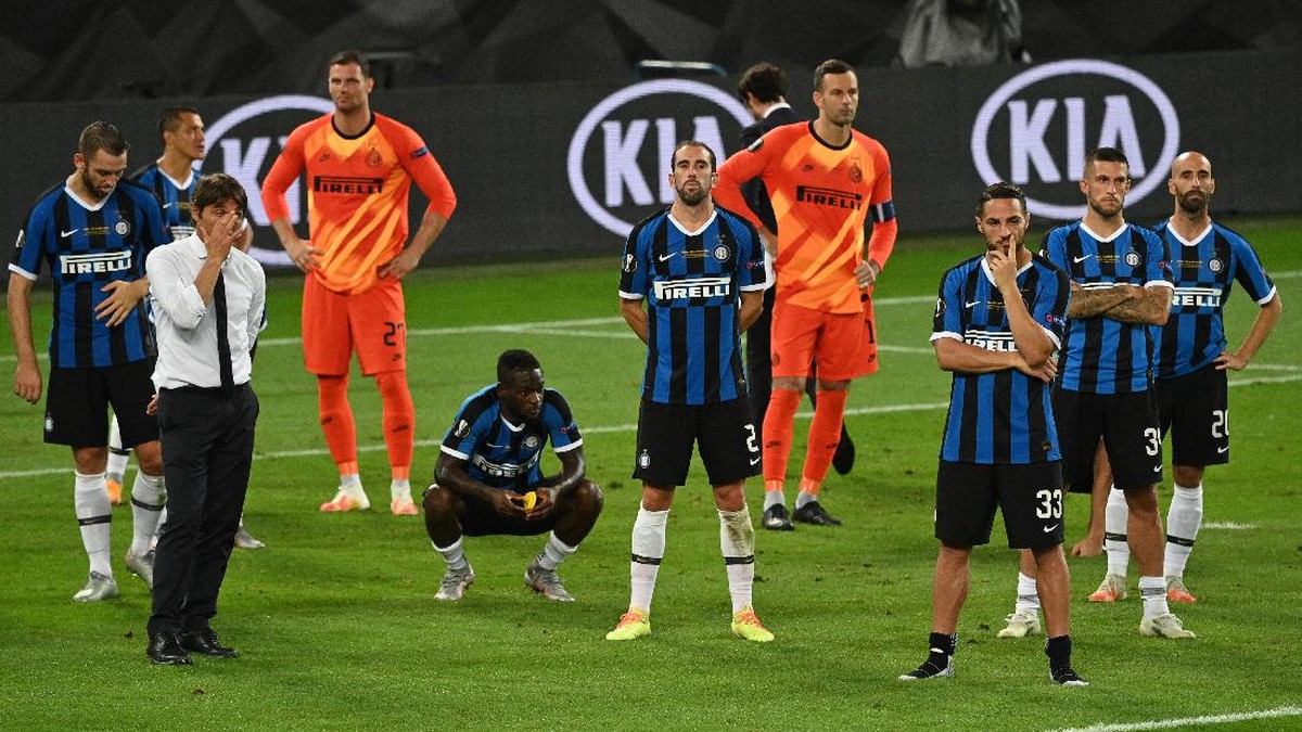 Inter Milan gagal juara Liga Europa usai kalah 2-3 dari Sevilla. (Foto: Getty Images/Pool)