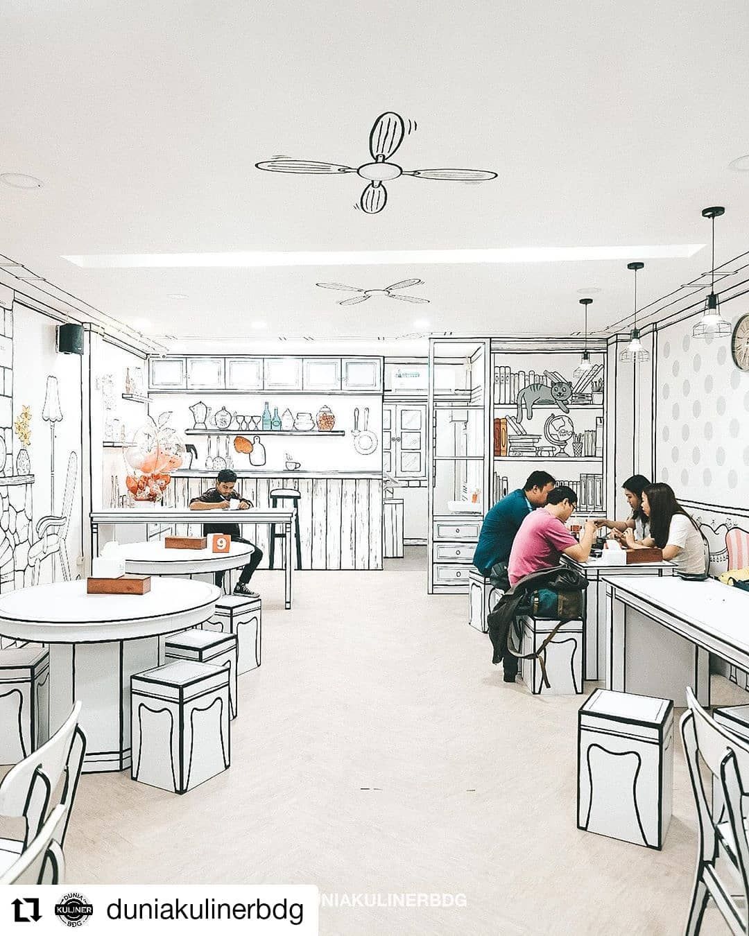 Kafe temati di Bandung