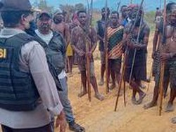 Polisi Tahan 2 Tokoh Kampung di Papua, Minta Ada Kesepakatan Akhiri Perang
