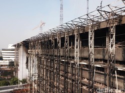 Video Kondisi Gedung Utama Kejaksaan Agung yang Ludes Terbakar