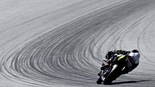 Esponsorama Racing French rider Johann Zarco rides during the qualification session ahead of the MotoGP Styrian Grand Prix on August 22, 2020 at Red Bull Ring circuit in Spielberg bei Knittelfeld, Austria. (Photo by JOE KLAMAR / AFP)