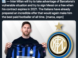 Deretan Isu Liar dan Foto Editan Klub Baru Messi